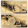 Złota moneta 20 zł z serii "Polskie banknoty obiegowe" złoto Au999,9 1oz 31,10 gram