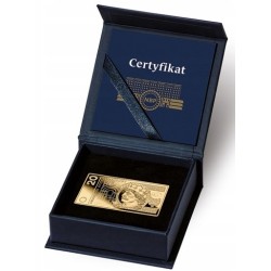 Złota moneta 20 zł z serii "Polskie banknoty obiegowe" złoto Au999,9 1oz 31,10 gram